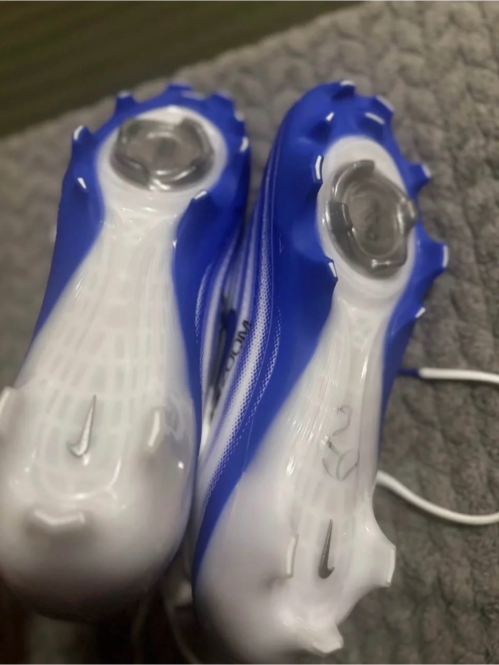 NEW Nike White and Blue Vapor Pro 1